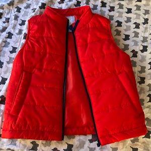 Boys 4T Red Vest Never Worn